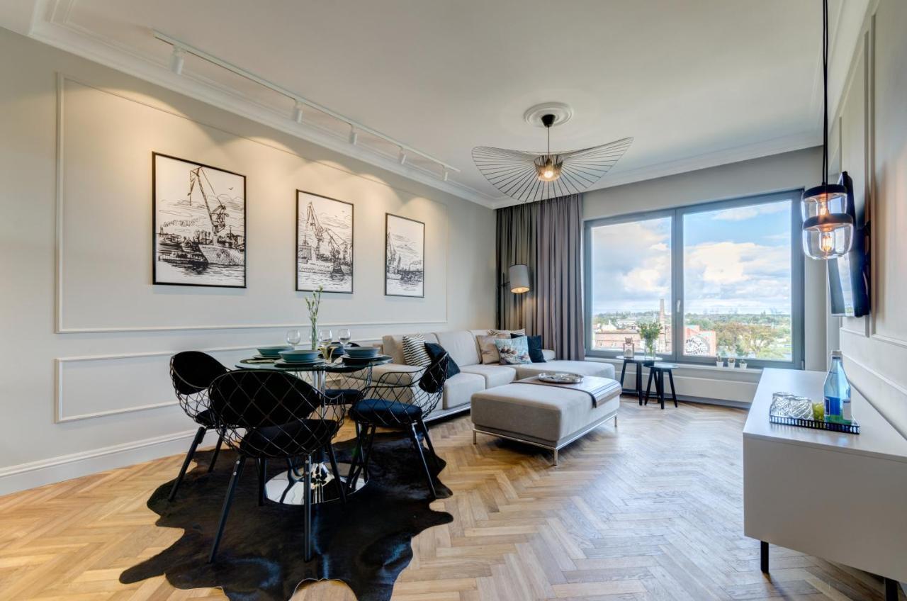 Brabank Riverside By Downtown Apartments Gdansk Luaran gambar